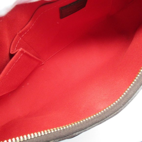 LOUIS VUITTON Thames PM Shoulder Bag N48180 Damier canvas Brown Ebene Used - Picture 8 of 12